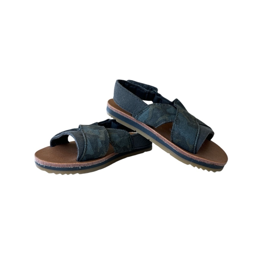 🌺ZARA BABY Green and Blue Open Toe Sandals with Slingback Design